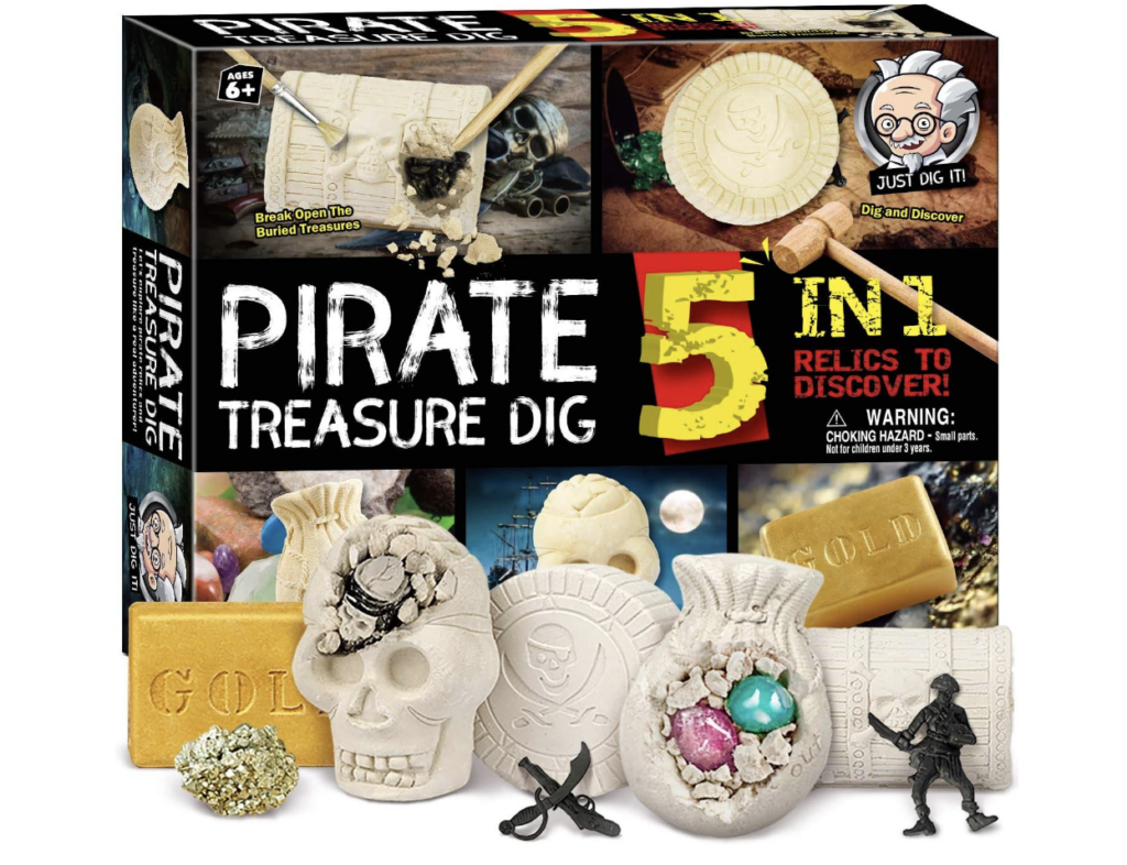 fairy tale games and toys pirate treasure dig