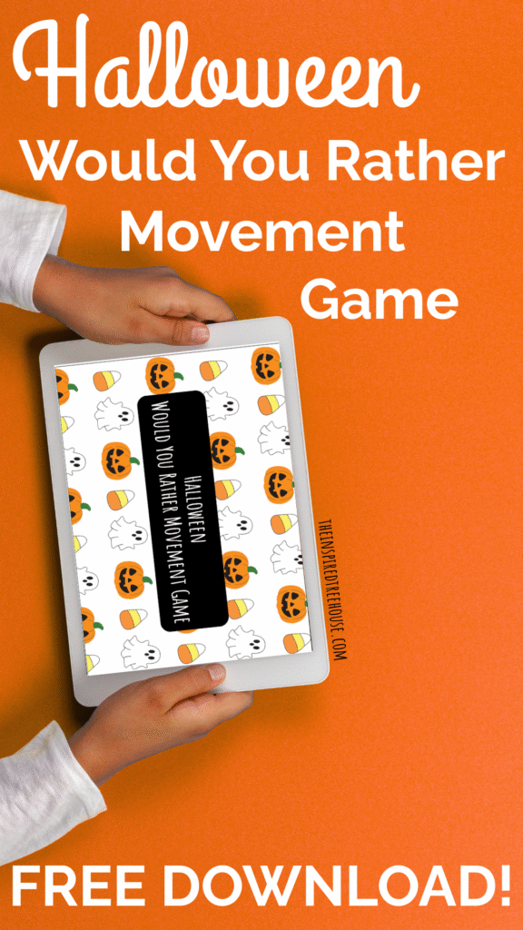 Halloween Would You Rather Movement Game for Kids