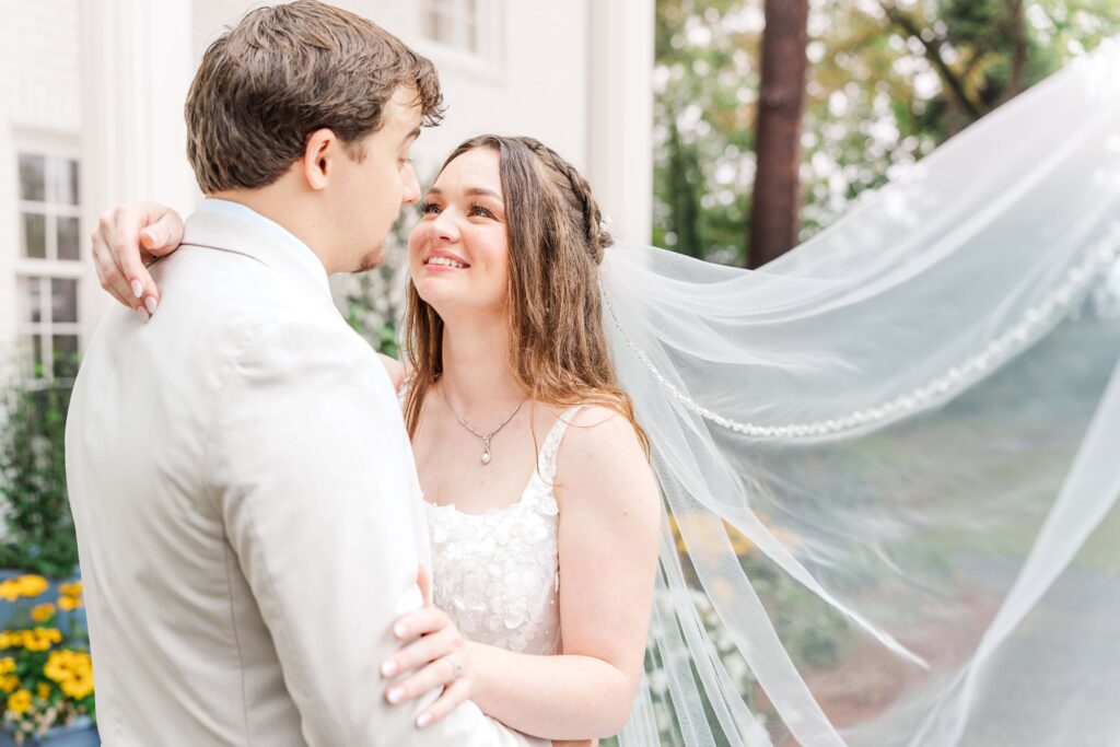 Bride and groom enjoying their special day at Heron Hill Venue in Lexington SC