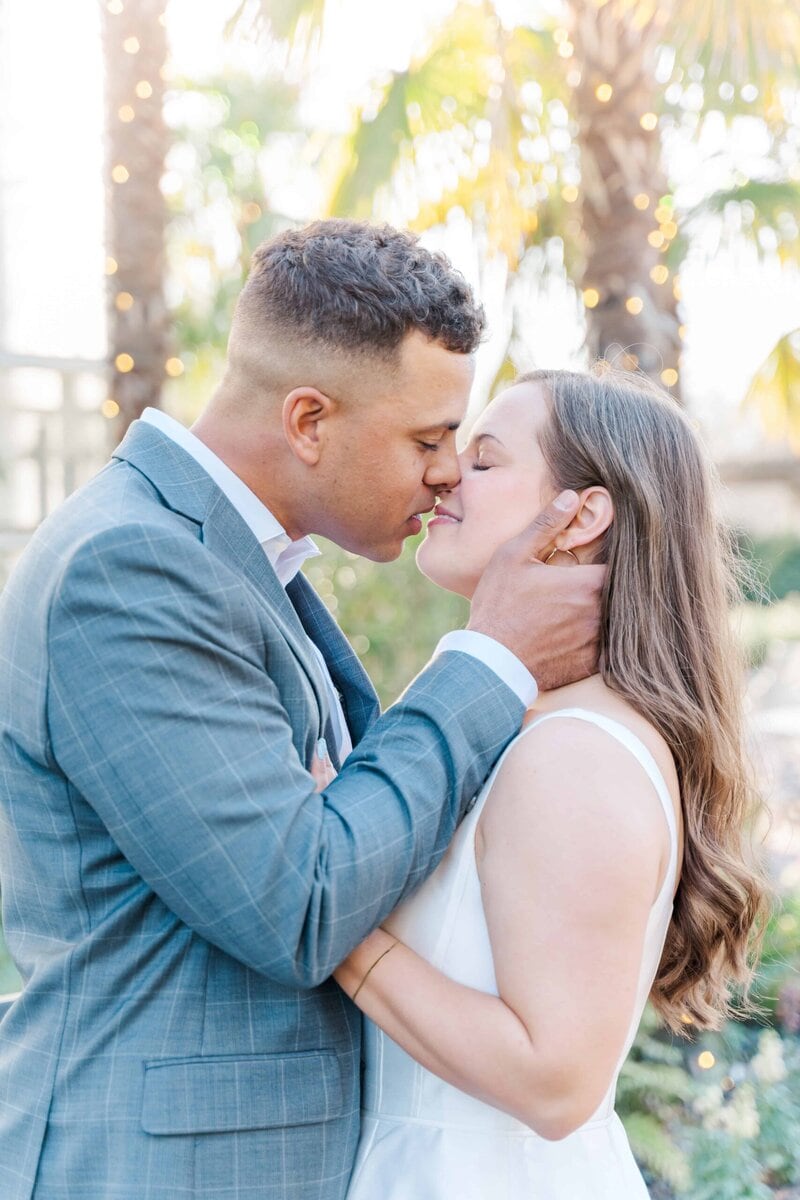 Warm winter day engagement photos in Charlotte