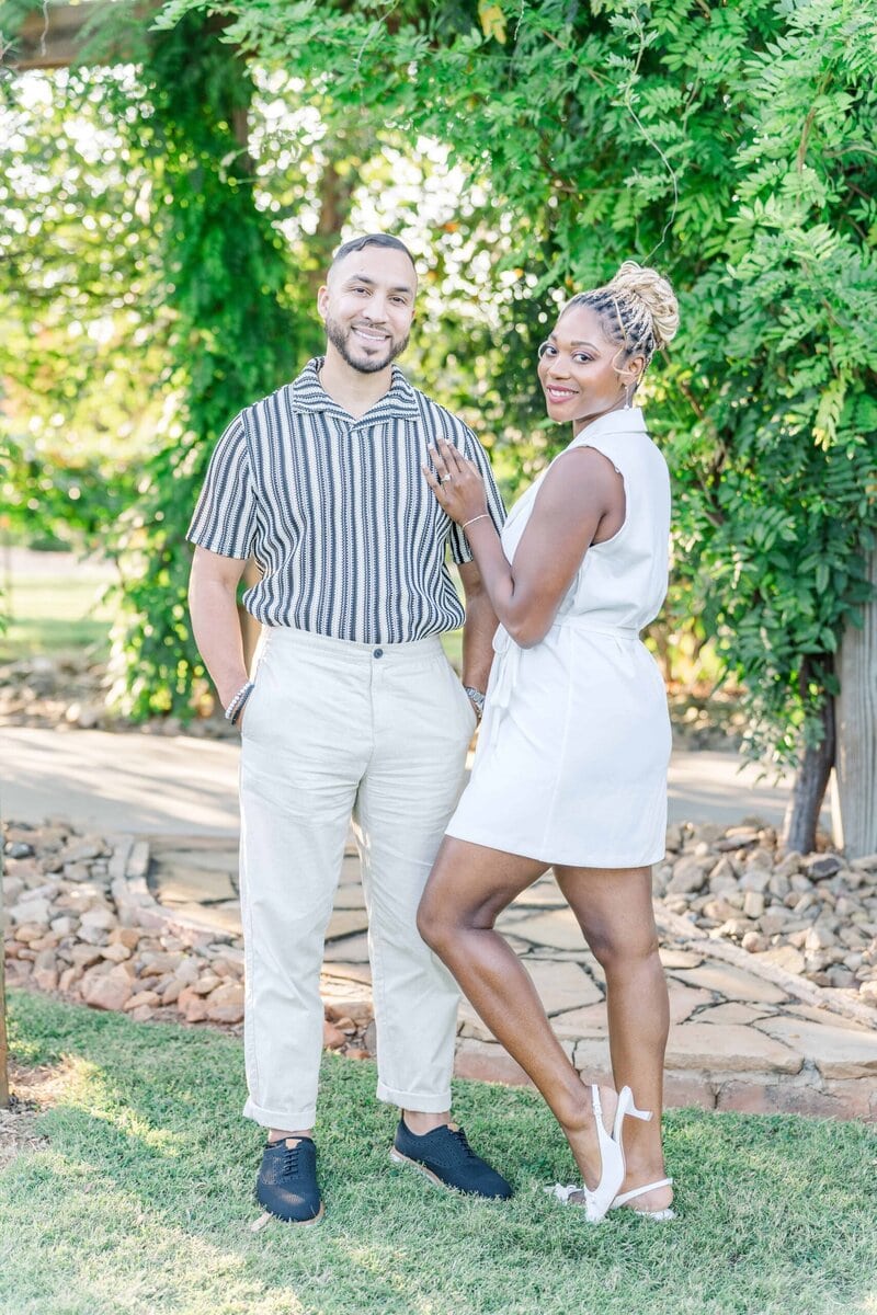 Elegant vineyard engagement style at Spinning Leaf at Wedgewood Weddings.