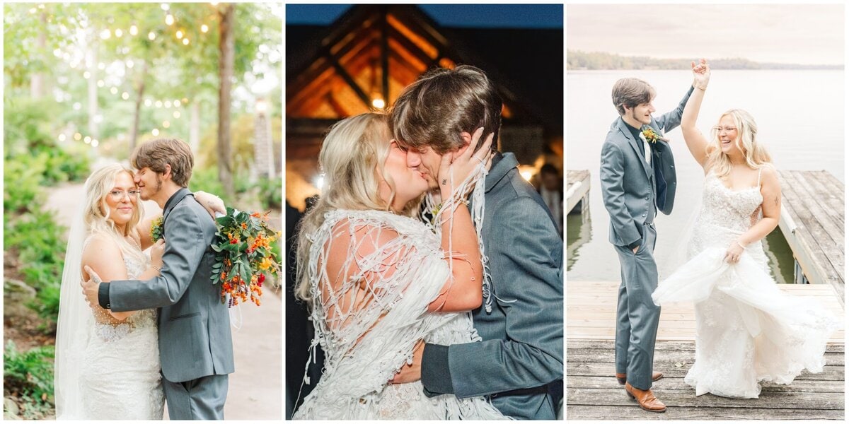 Catawba falls wedding captured by nc wedding photographer