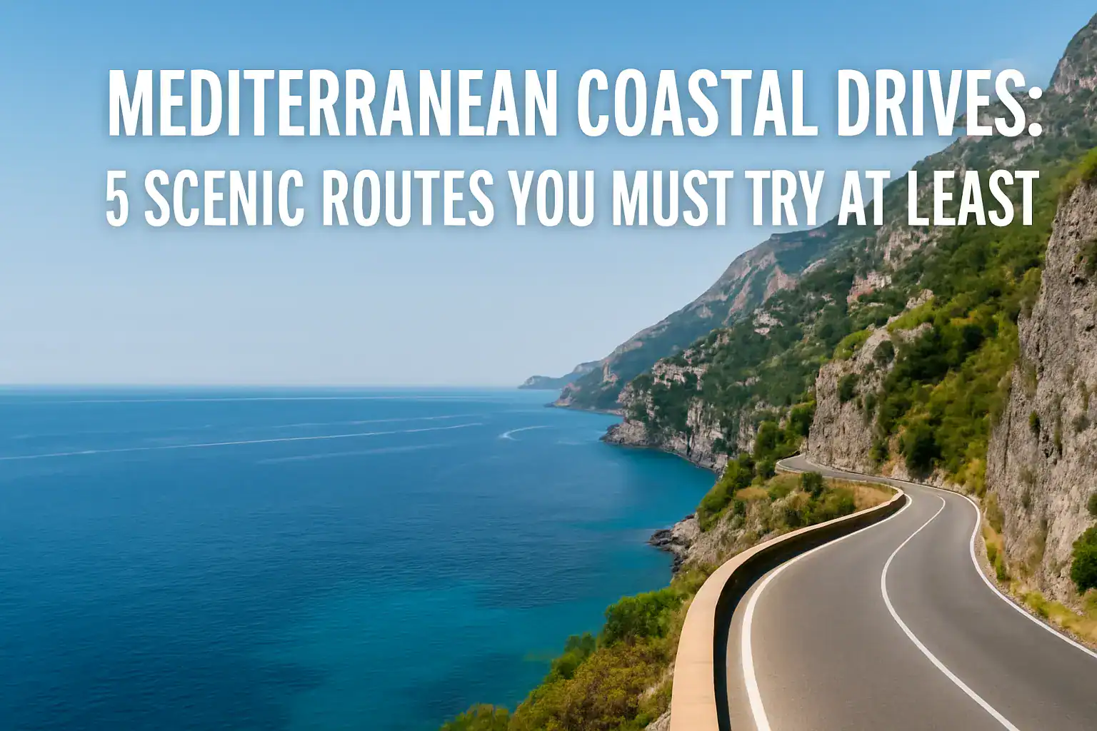 Mediterranean Coastal Drives: 5 Scenic Routes You Must Try at Least Once