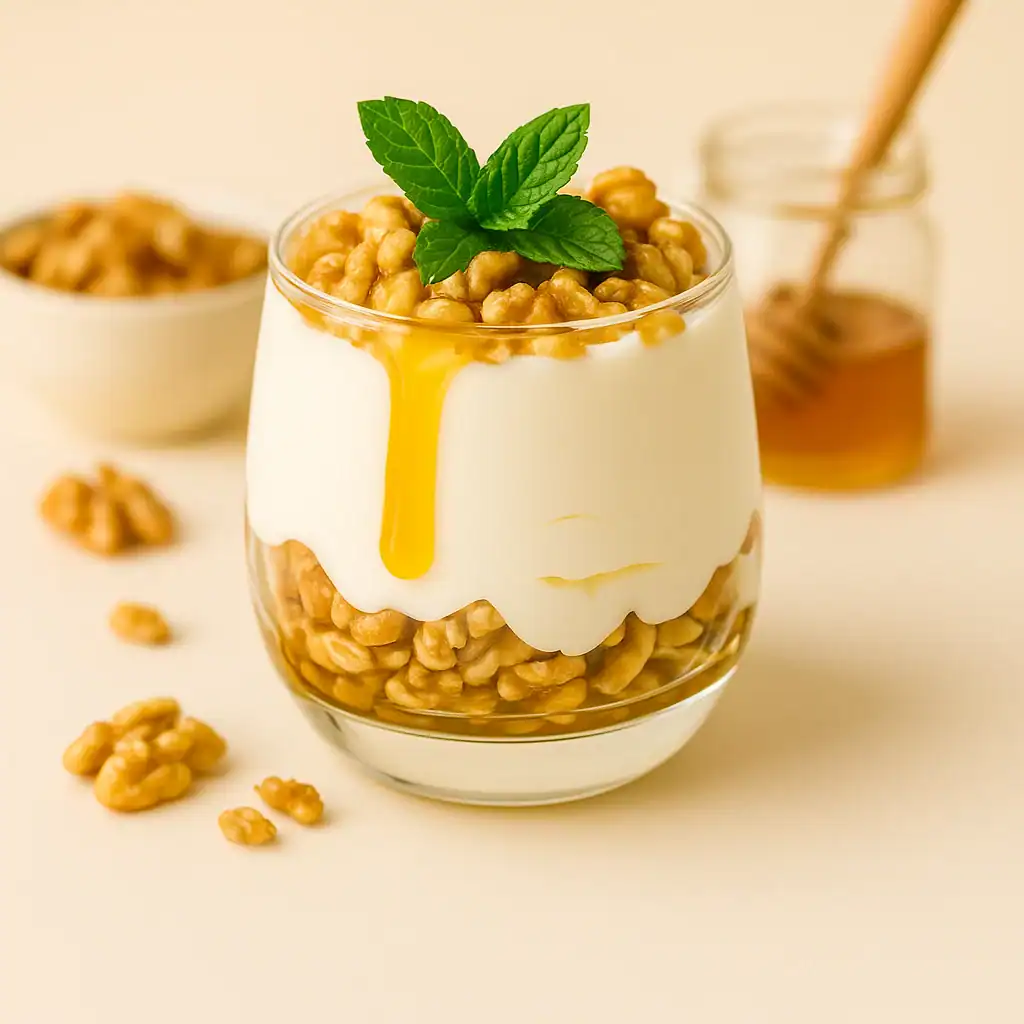 Mediterranean Honey & Yogurt Parfait — A 5-Minute Fresh Dessert