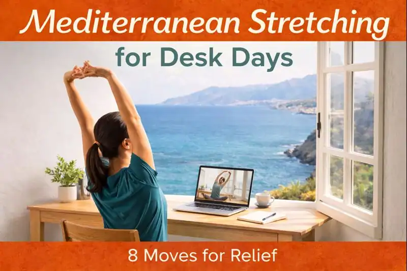Mediterranean Stretching for Desk Days — 8 Moves for Relief