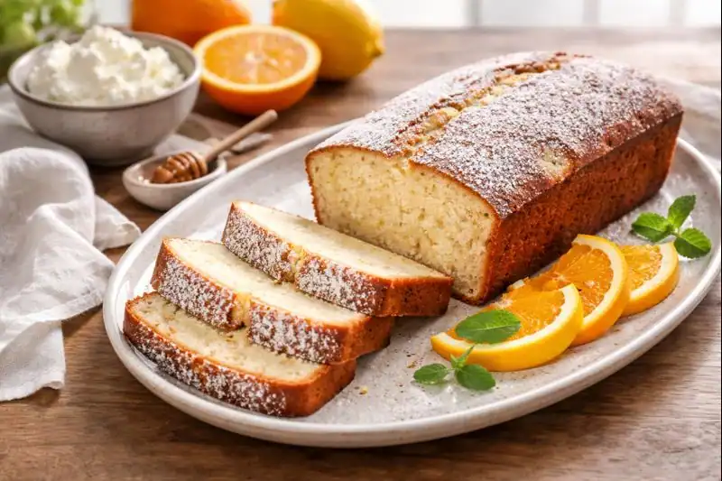 Ricotta & Citrus Cake — Fluffy Mediterranean Tea Cake