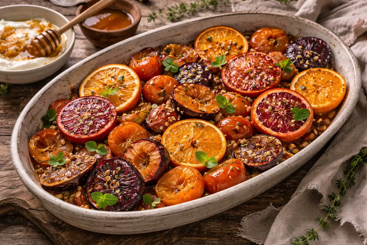 Baked Citrus and Honey Fruit — A Simple Mediterranean Sweet Bite