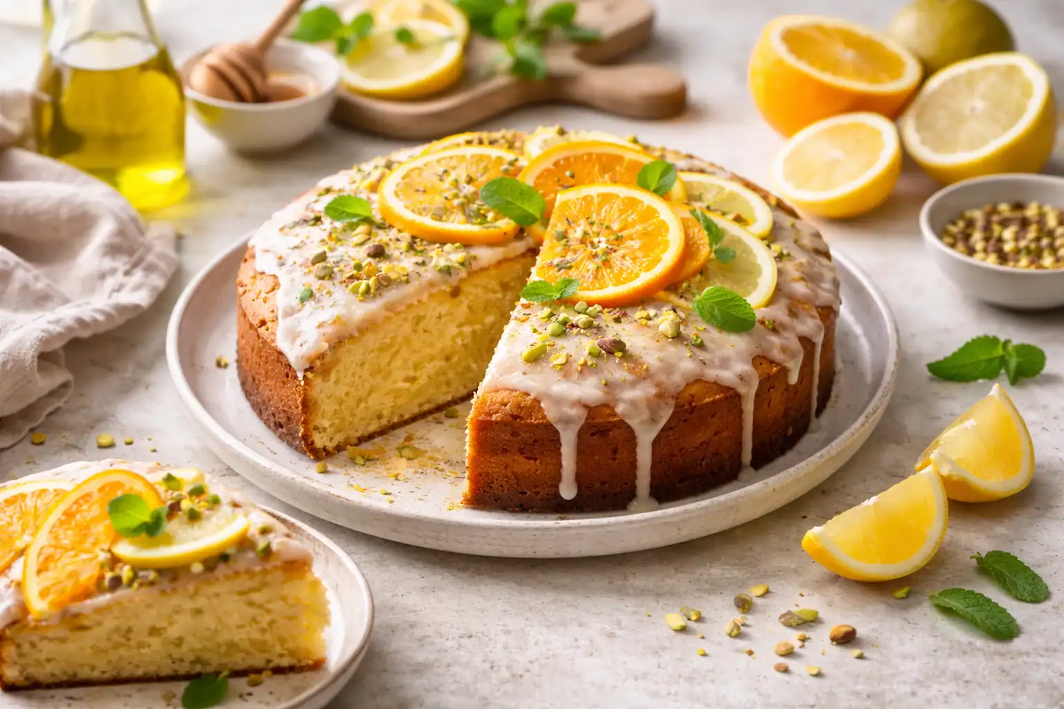 Citrus & Olive Oil Yogurt Cake — Simple Mediterranean Sweet