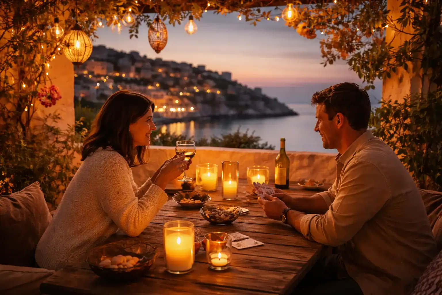 Mediterranean Evenings Without Screens — A Wind-Down Without Rules