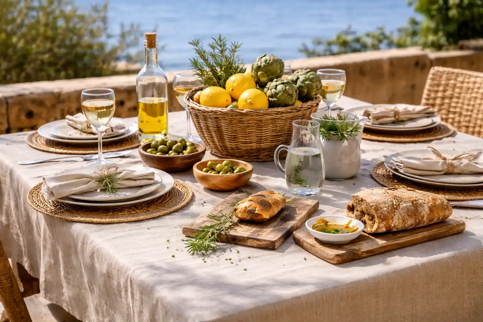 Mediterranean Table Linen – Why Natural Fabrics Work Better in Warm Months