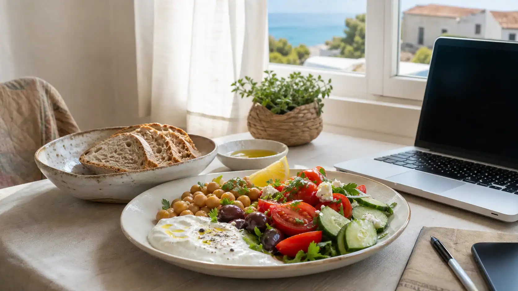 Mediterranean Recipes for Digital Nomads: Quick Rental-Apartment Lunches