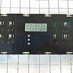 High-quality digital control panel with numeric display and multiple switch buttons for electronic devices and appliances.