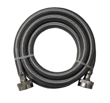 USD WM-50-184-2/3804FFSS2 Supco 3/8 X 4' F/F Ss Inlet Hose-2Pk
