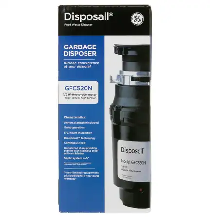 GFC520N GE 1/2hp Continuous Feed Dispenser