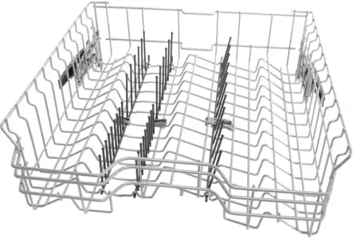 Stainless steel dishwasher upper rack for reliable parts and repair solutions.