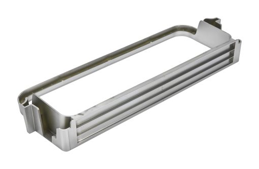 WPW10494333 Whirlpool Refrigerator Door Bin Frame Silver