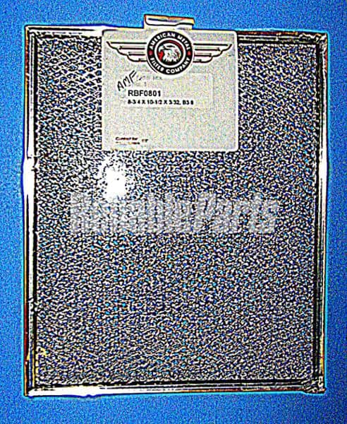 American Metal Filter OEM RBF0801 OEM Range Hood Filter for Appliances - Image 3