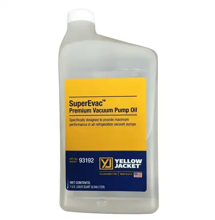 93192 Yellow Jacket Vacuum Oil - Quart