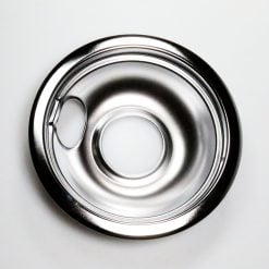 WB32X107 GE Range Stove Cooktop 6" Drip Bowl Chrome Large Hole