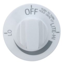 1805D141 Brown Stove Burner Knob