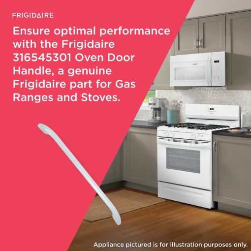 316545301 Frigidaire Oven White Drawer Handle - Image 9