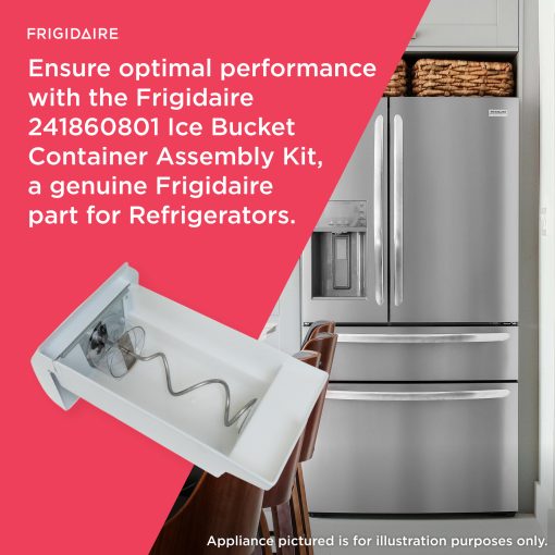 241860801 Frigidaire Refrigerator Ice Container Assembly - Image 6