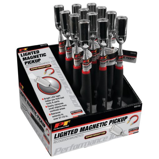 W9102 Performance Tools Magnetic Pickup Tool LED Lighted - Image 2