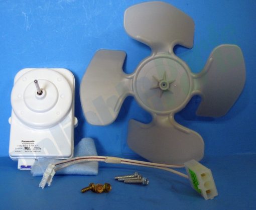 W10124096 Whirlpool Refrigerator Condenser Fan Motor Kit with Blade - Image 6