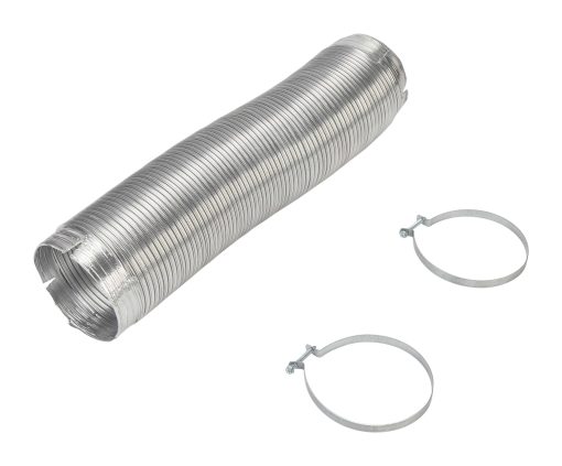 4396727RP Whirlpool Dryer 8 Foot 4" Dia. Dryer Heavy Duty Rigid Metal Flexible Ducting By