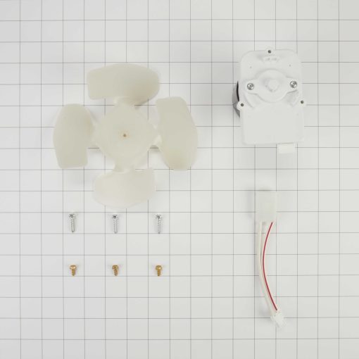W10124096 Whirlpool Refrigerator Condenser Fan Motor Kit with Blade - Image 3