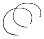 8212487RP Whirlpool 5' Industrial Grade Nylon Braid Fill Hoses 2 Pack