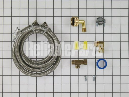 5304493868 Frigidaire 6' Stainless Steel Braided Dishwasher Waterline Installation Kit