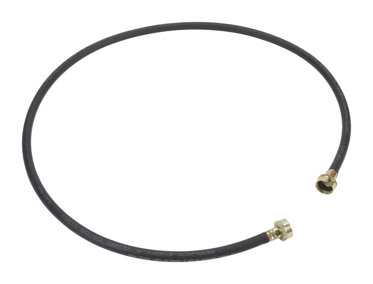 8212641RP Whirlpool 5' Black Epdm Rubber Washer Hose Kit - 2 Pack - Image 2