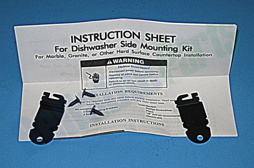 8212560 Whirlpool Dishwasher Side Mounting Bracket Kit - Image 6