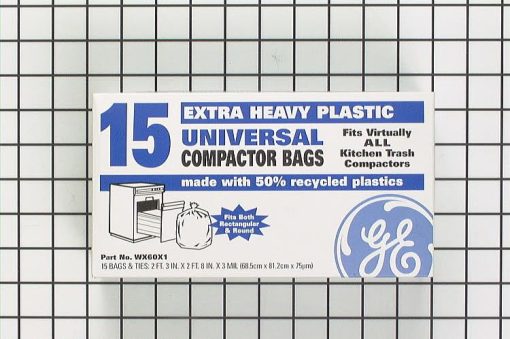 WX60X1 GE 15" Trash Compactor Bags 15PK