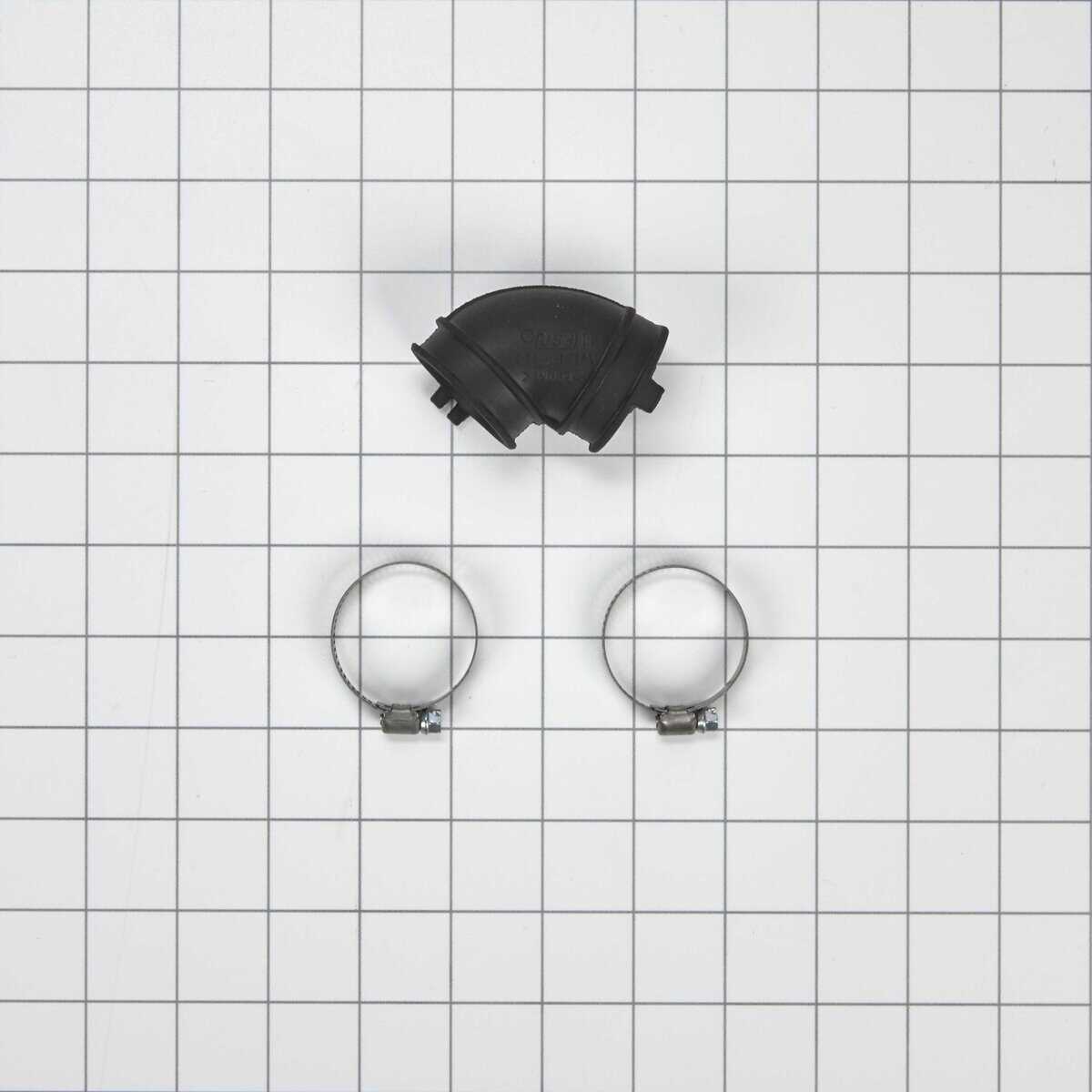 W10445975 Whirlpool Dishwasher Wash Pump To Sump Hose with 2 Clamps - Image 2