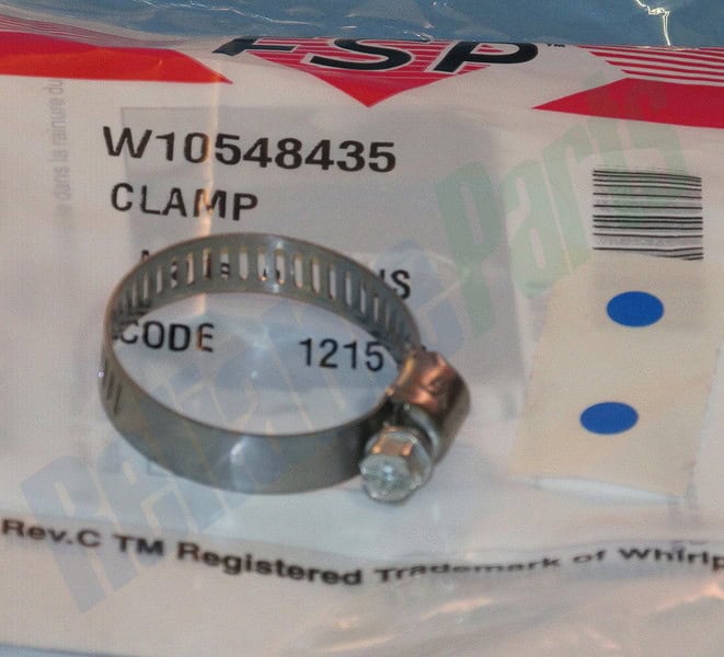 W10548435 Whirlpool Dishwasher Clamp - Image 4