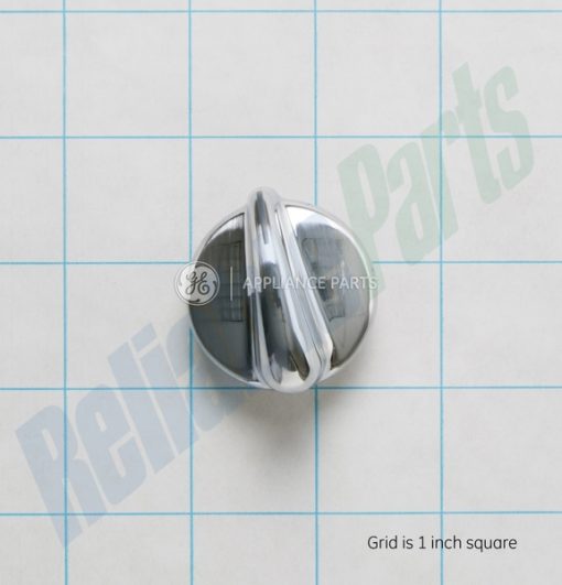 WB03X10316 GE Oven Burner Knob Chrome - Image 4