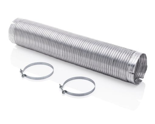 5305512431 Frigidaire 8' Long 4" Aluminum Semi Rigid Clothes Dryer Vent Ducting