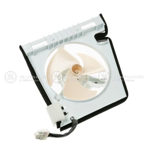 WR60X25786 GE Refrigerator Condenser Fan & Housing Assembly - Image 4