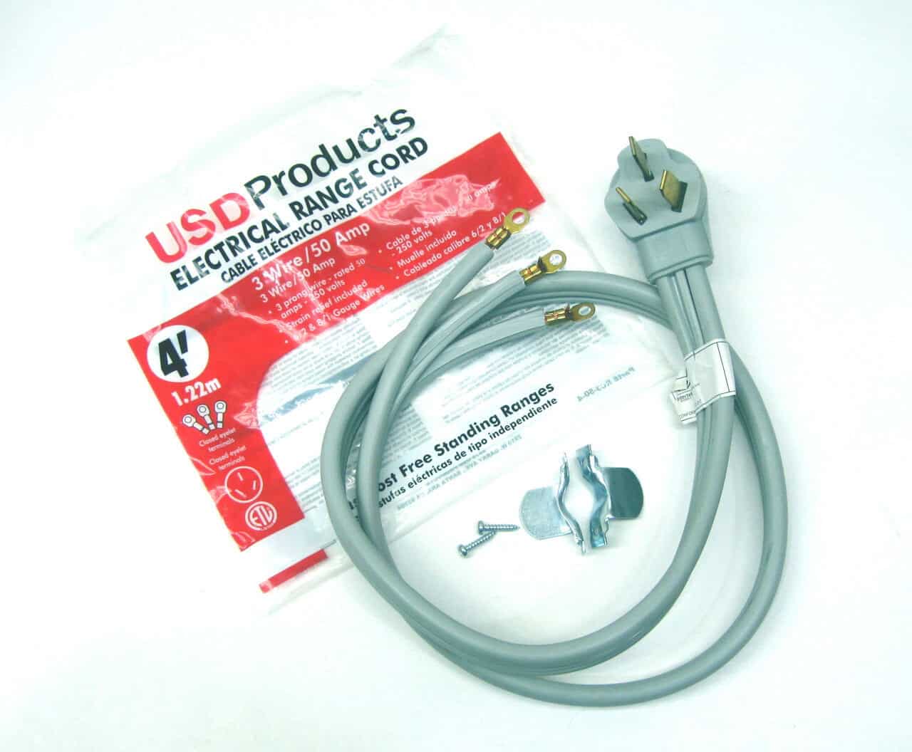 RC3-50-4 Usd Range 4' 3 Wire Range Cord 50 Amp - Image 2