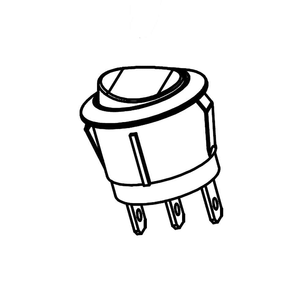 W10394557 Whirlpool Rocker Switch