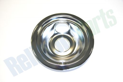 WB31T10010 GE Oven 6" Chrome Burner Drip Bowl - Image 7