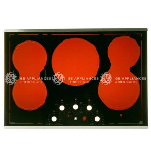 WB62X24135 GE Oven Maintop Glass and Frame - Image 2