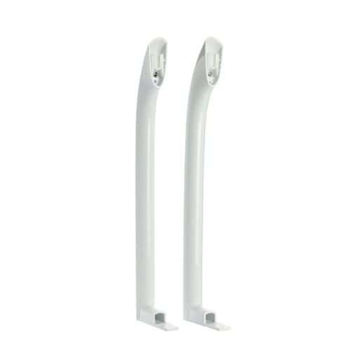 5304506469 Frigidaire Refrigerator White Door Handle Set - Image 2