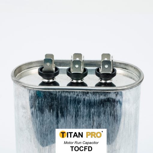 TOCFD505 Packard Titan Pro Run Capacitor 50+5 MFD 440/370 Volt Oval - Image 3