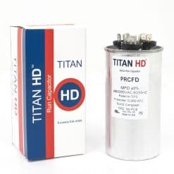 PRCFD3575A Packard Titan HD Run Capacitor 35+7.5 MFD 440/370 Volt Round
