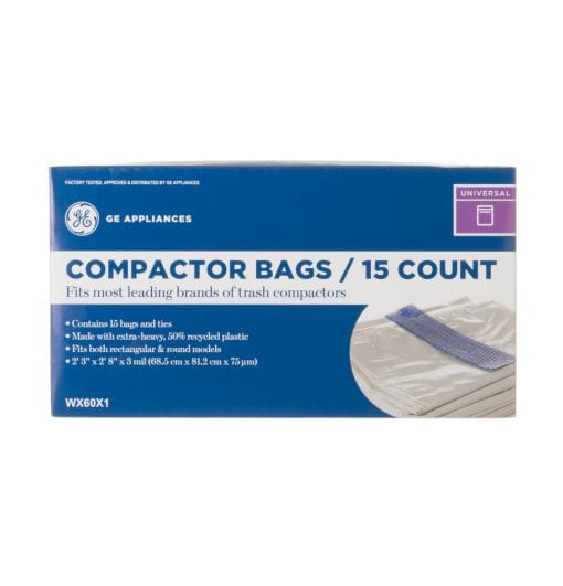 WX60X1 GE 15" Trash Compactor Bags 15PK - Image 2