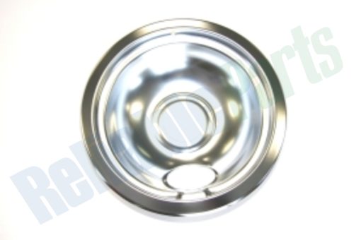 WB31T10010 GE Oven 6" Chrome Burner Drip Bowl - Image 6