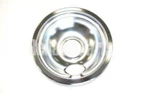 WB31T10010 GE Oven 6" Chrome Burner Drip Bowl - Image 3